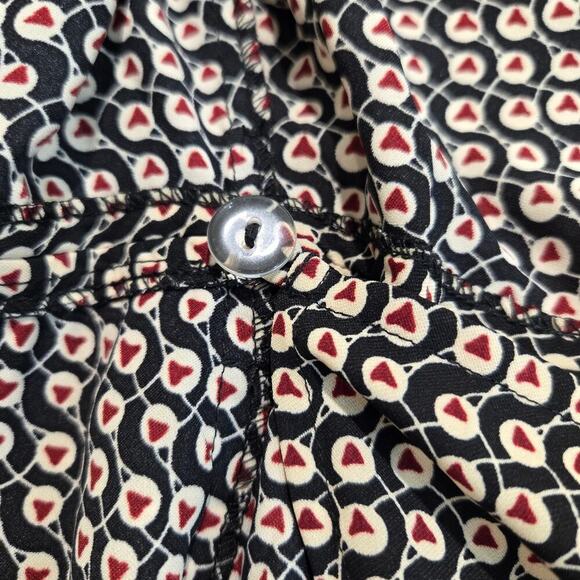 NWT Love, Bonito Geometric Print Wrap Dress Midi Size 2 - Picture 7 of 10